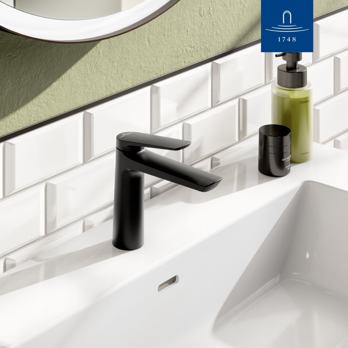 Villeroy & Boch - Robinetterie de Lavabo Oasis Matt Black. sans Bonde. Économie dEau. Cartouche Céramique. Hauteur Bec 114 mm - 7