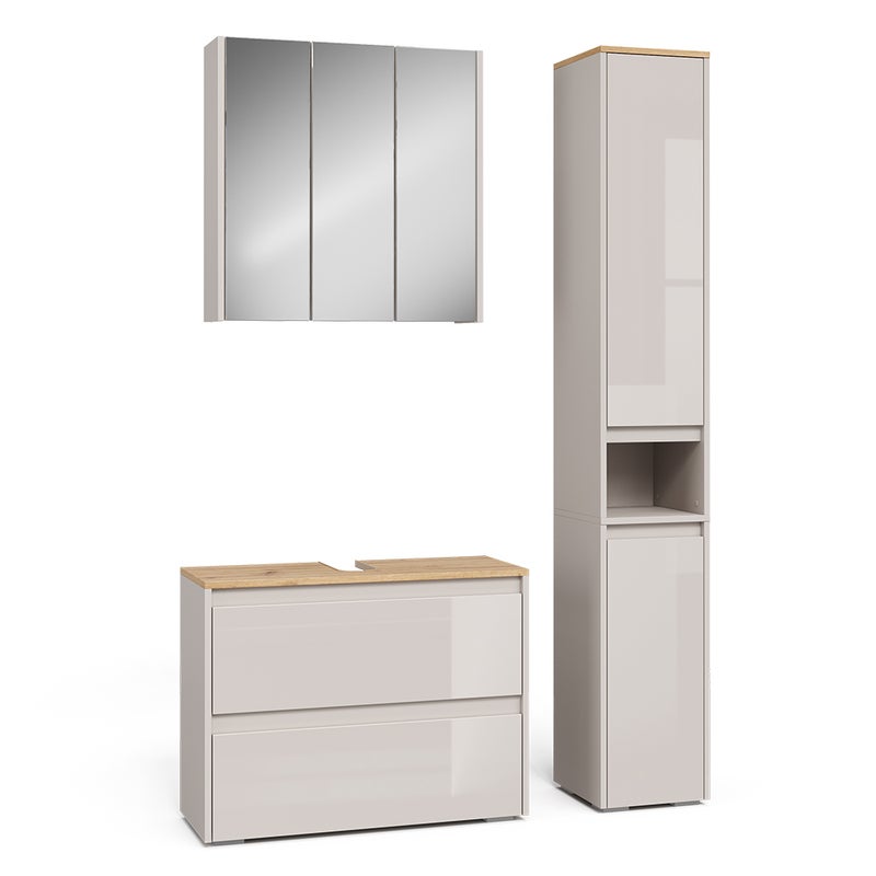 Vicco Zestaw mebli łazienkowych Majest, Kaszmir/Rękodzieło, 3 części