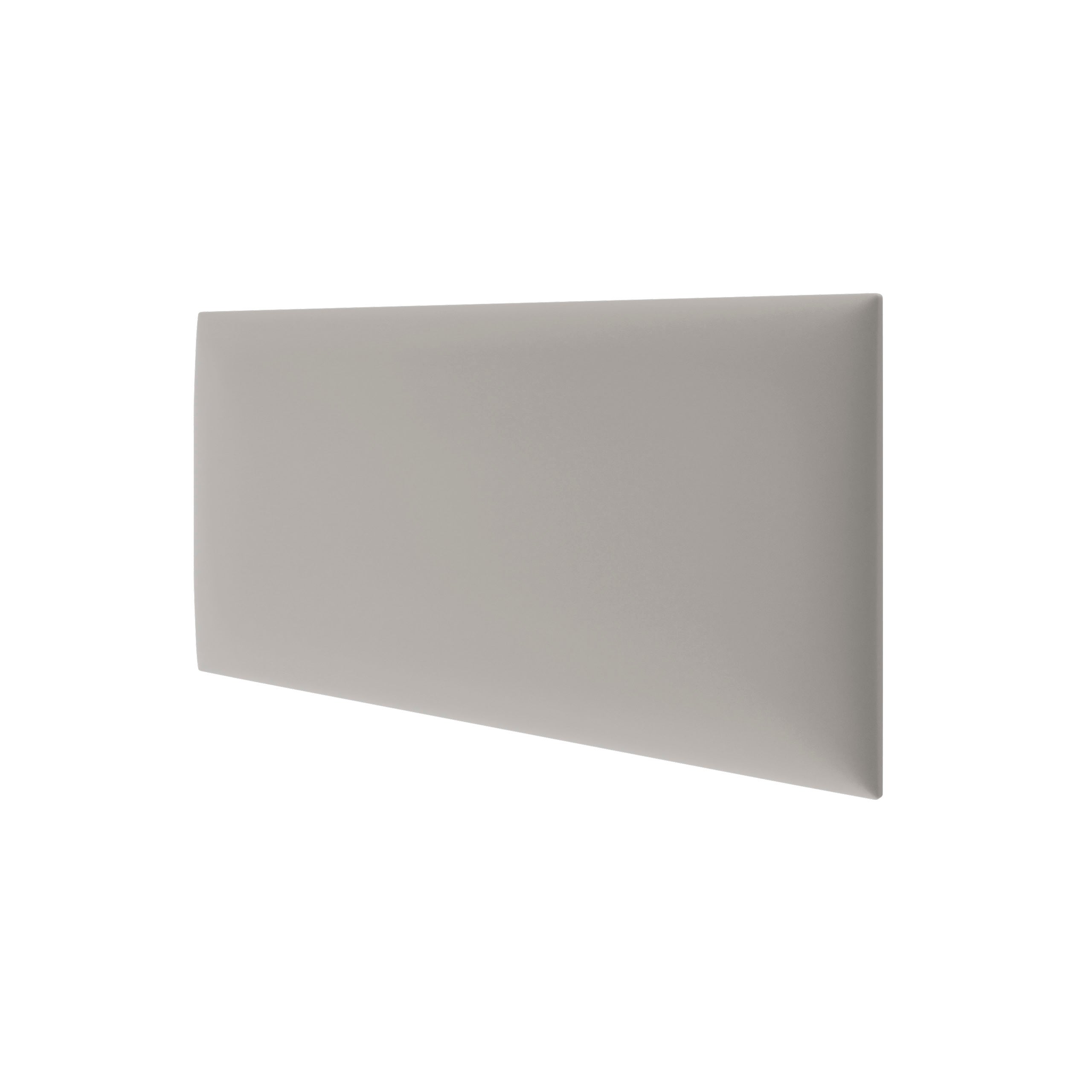 Panel tapicerowany ścienny Stegu wezgłowie 60x30 cm Jasnoszary welur - akustyczny, dekoracyjny 1 szt.