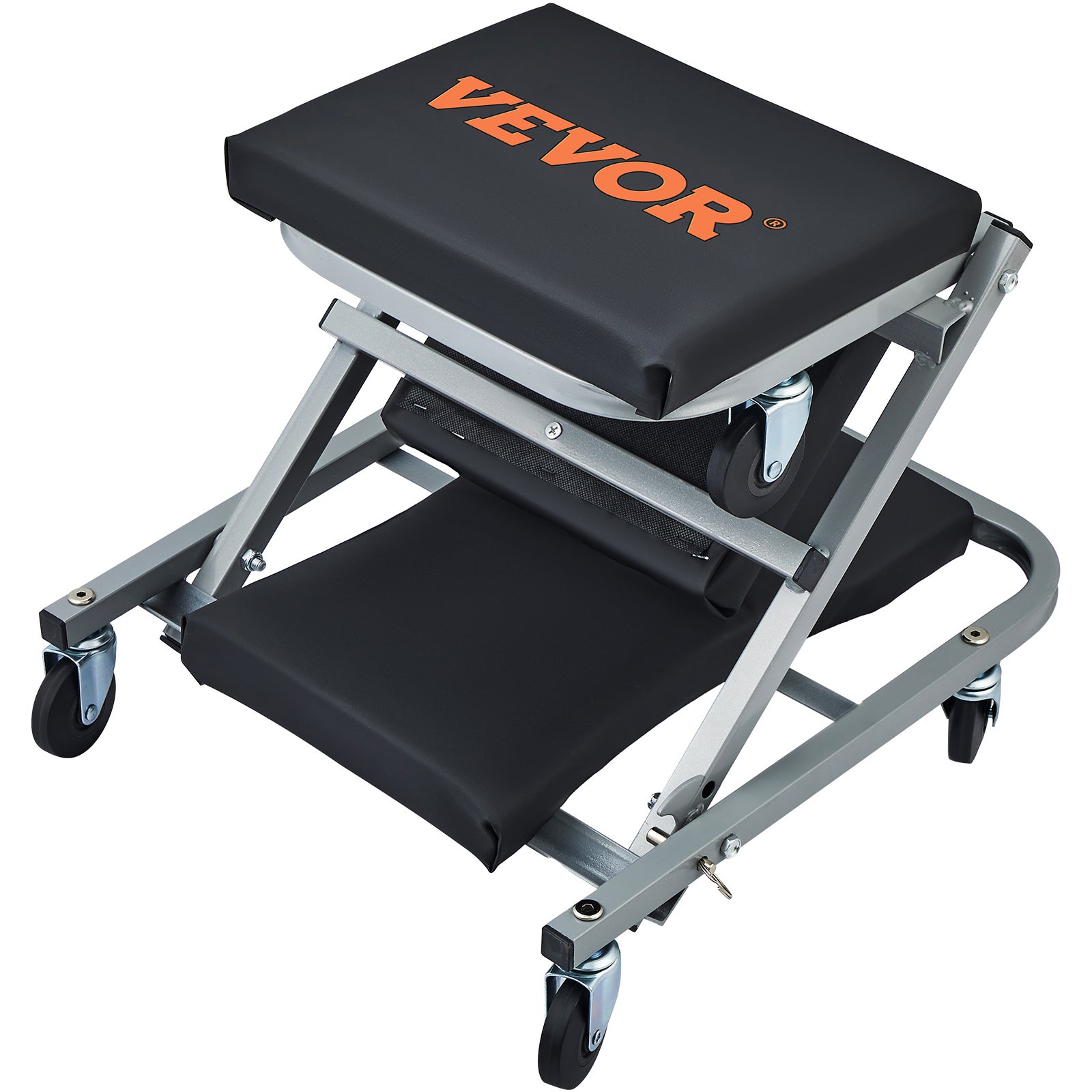 VEVOR Marchepied Pliable 1 Marche En Acier Antidérapant Pour Salle Bain Capacite 150kg