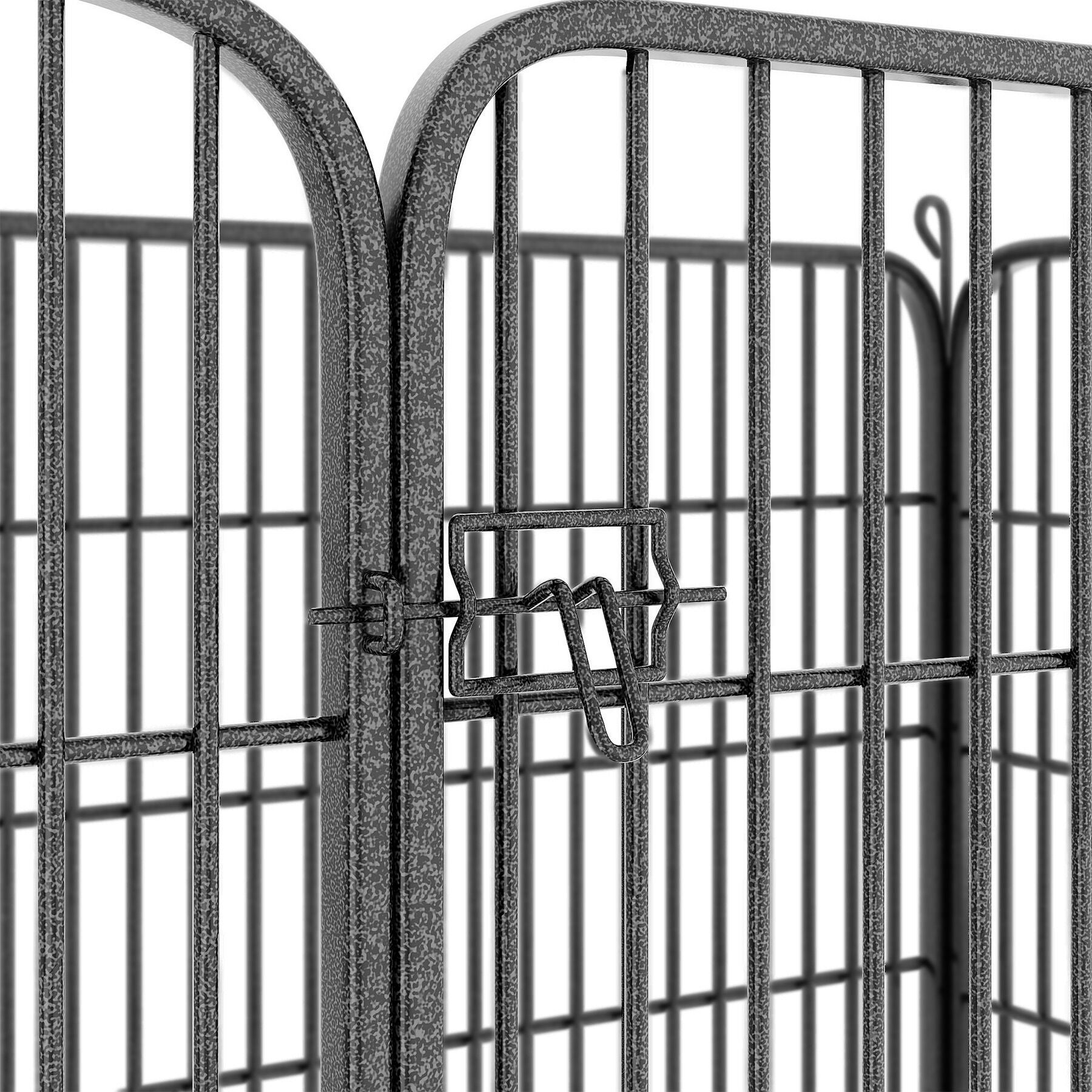 Enclos pour chien en acier en 8 parties modulables et sécurisées TECTAKE - 7