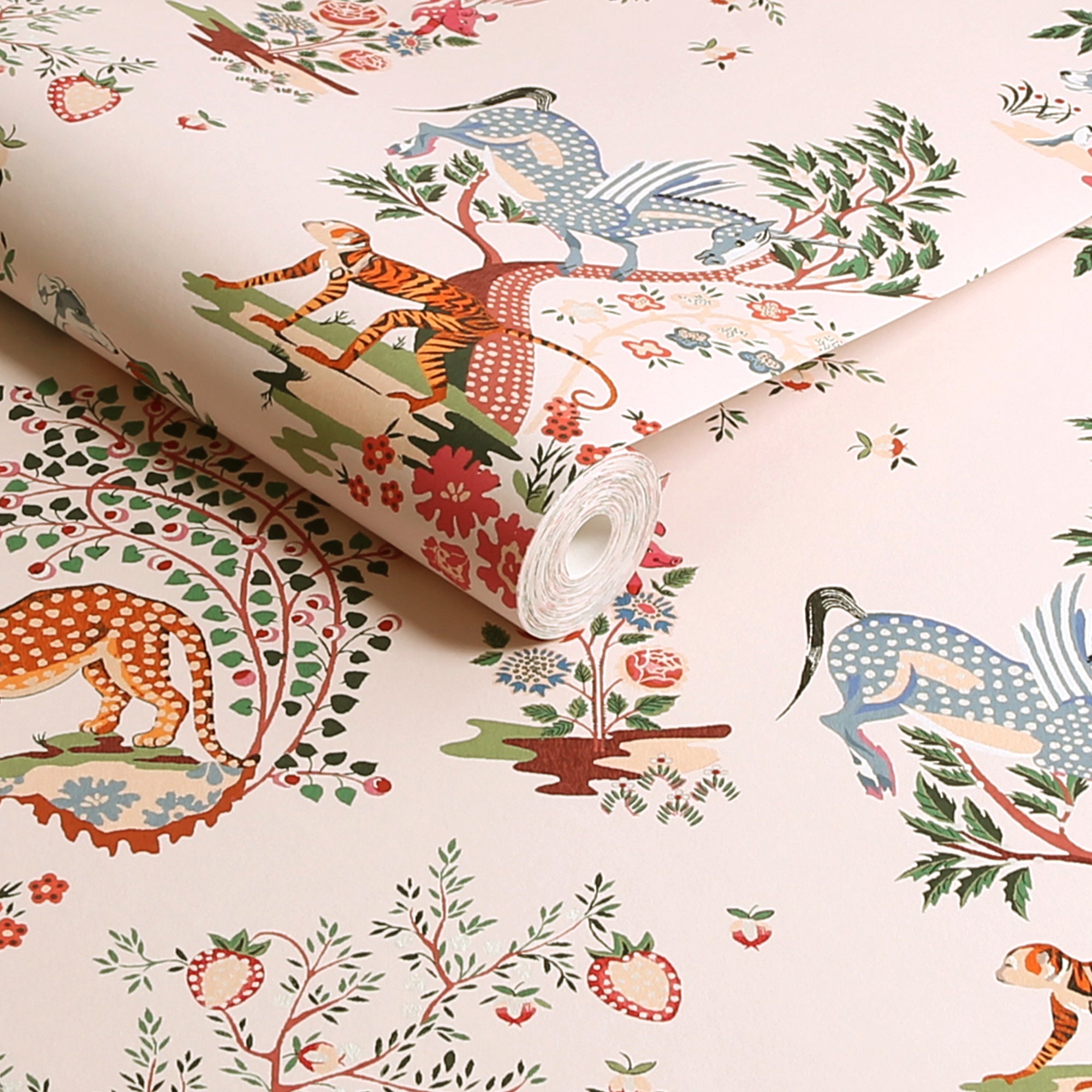 Cath Kidston Tapeta filzelinowa PAINTED KINGDOM 10 m x 52 cm