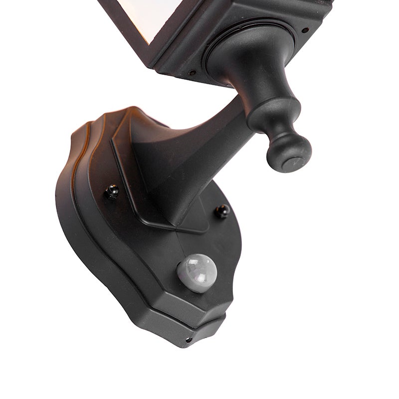 Applique murale d'extérieur classique noire avec détecteur de mouvement - Capital - 4