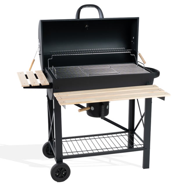 Barbecue Charbon de Bois XXL avec Couvercle | Barbecue à Charbon Américain