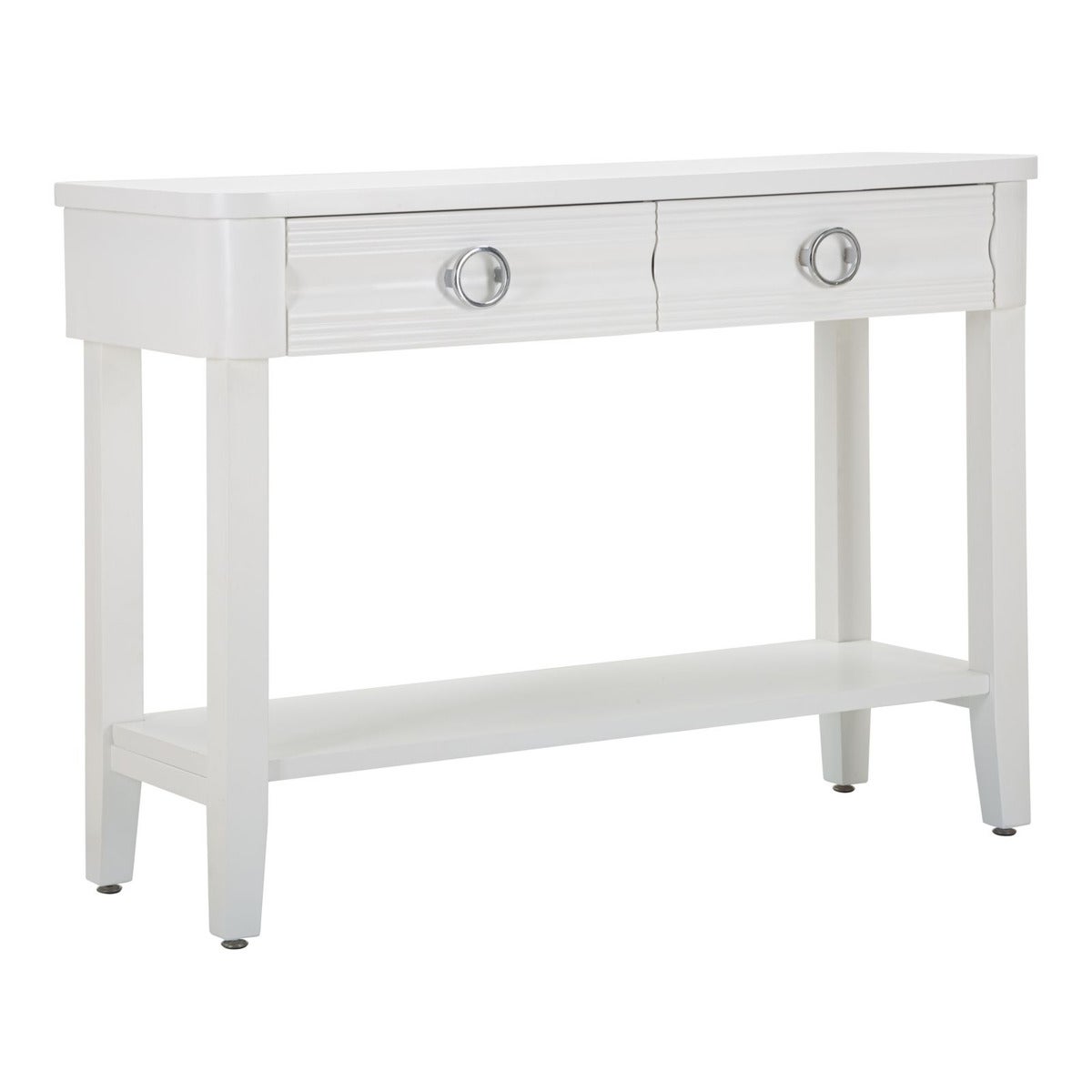 Stolik Konsolowy Greer, Drewno, Biały, Seven Design