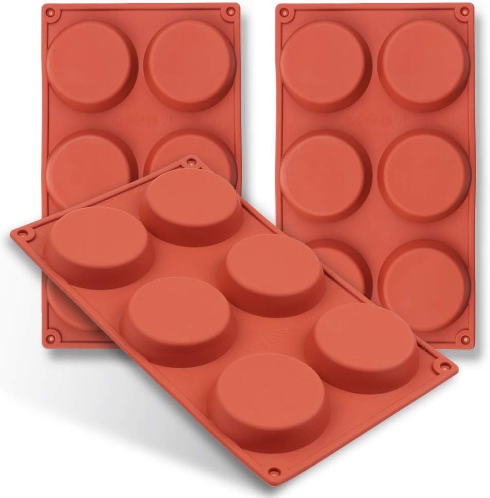 Lot 3 Moules Silicone Freshware 4 Cavités - Cuisson, Savon, Coaster - Occasion