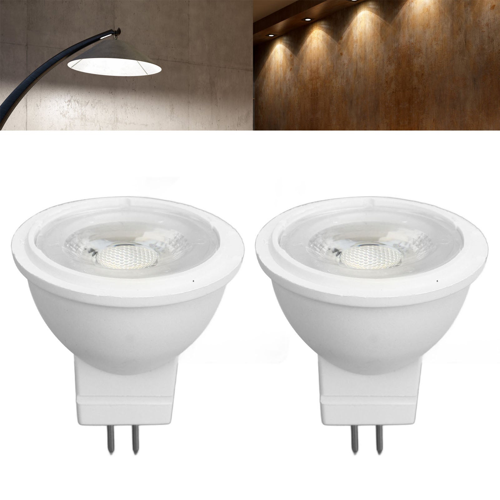 Gu4 pin mr11 projecteur 3W 110V dimmable tasse Rail, éclairage encastré (tension de fonctionnement 110V) lumière blanche - 7