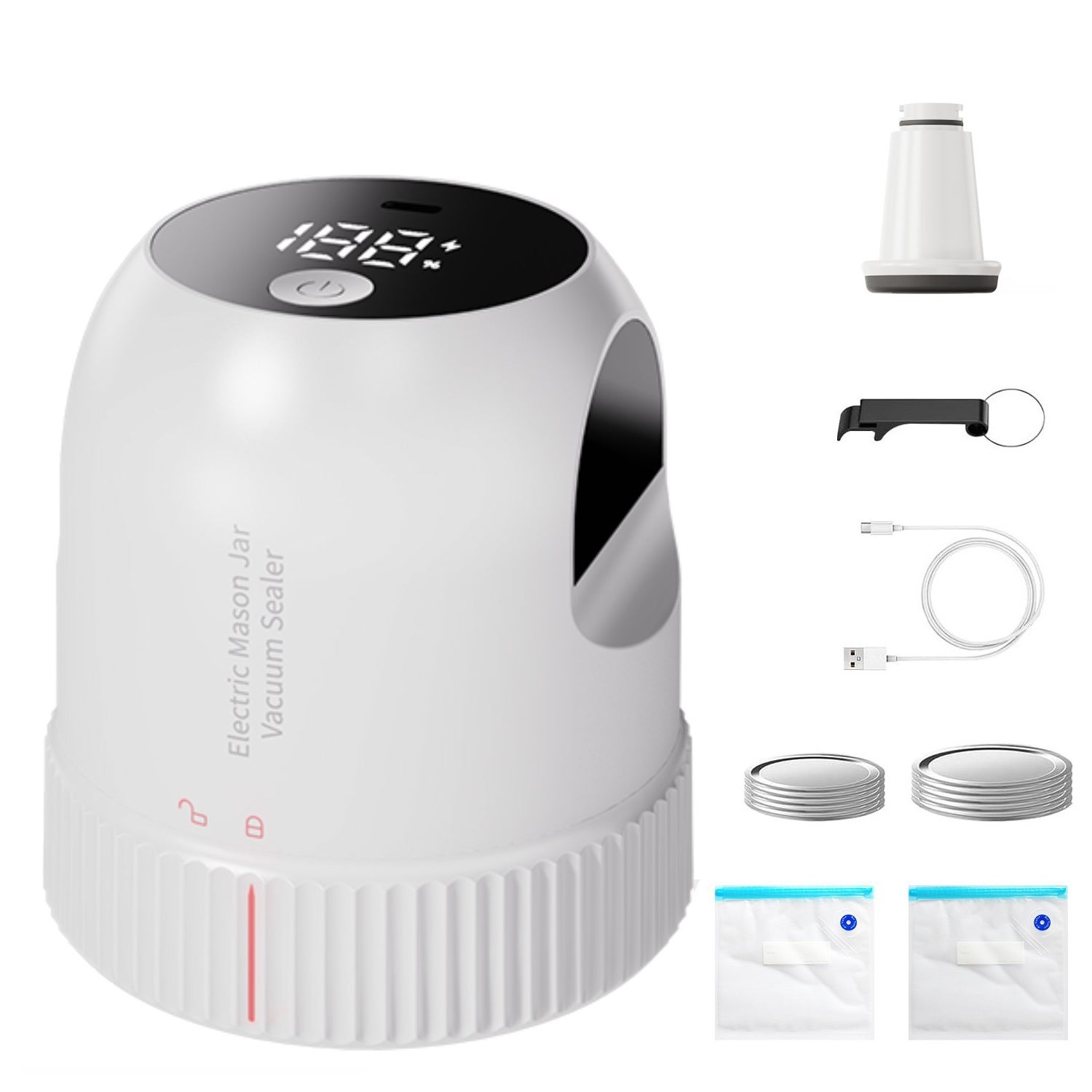 SCELLEUSE SOUS VIDE éLectrique pour Bocaux , Kit de Scellage Sous Vide