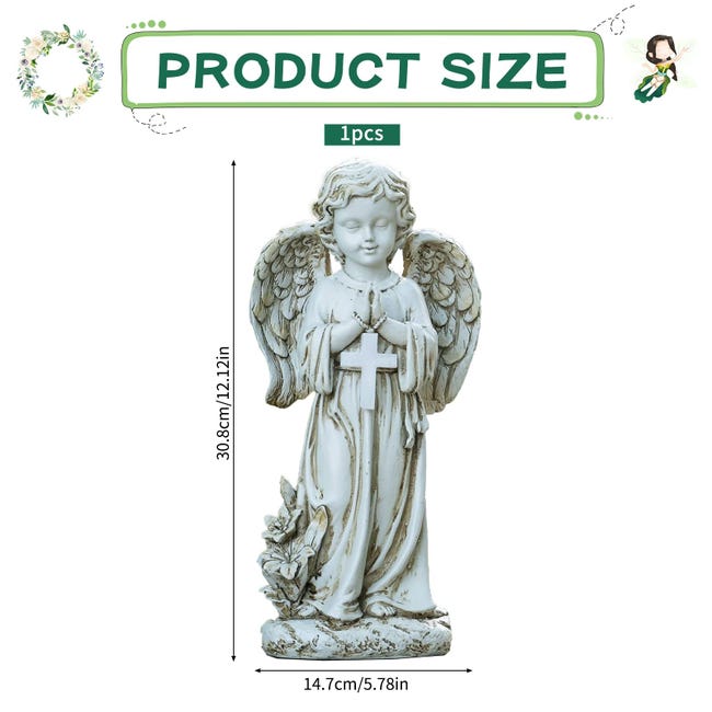 Acquista Versatile Statua Da Giardino Angelo In Metallo In - Foto 4