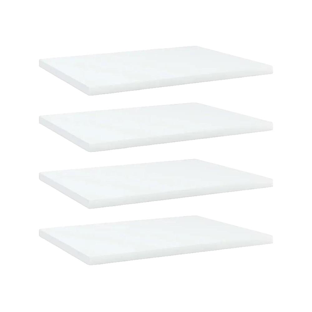 Panele regałowe vidaxl 4 sztuki drewno inżynieryjne biały 40x30 cm
