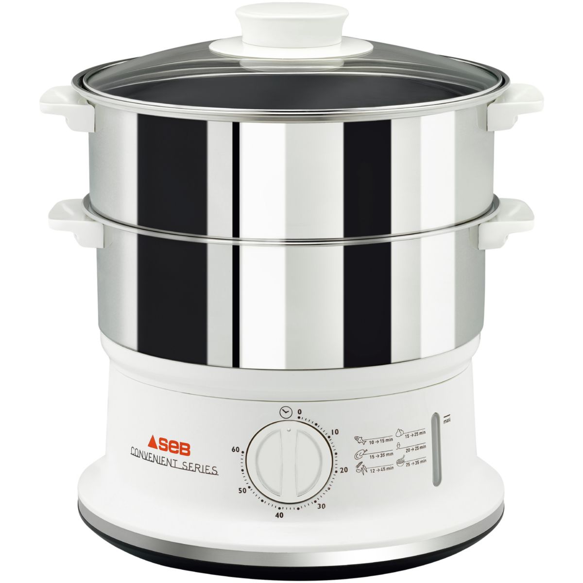 Cuiseur vapeur SEB 2 bols Inox VC145100 - 2