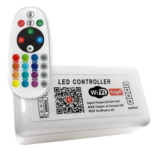 Smart Rgb Controller RBG SMART+ RGB 12/24V 3 canali controller LED WIFI RBG SMART+ RGB 12 ...