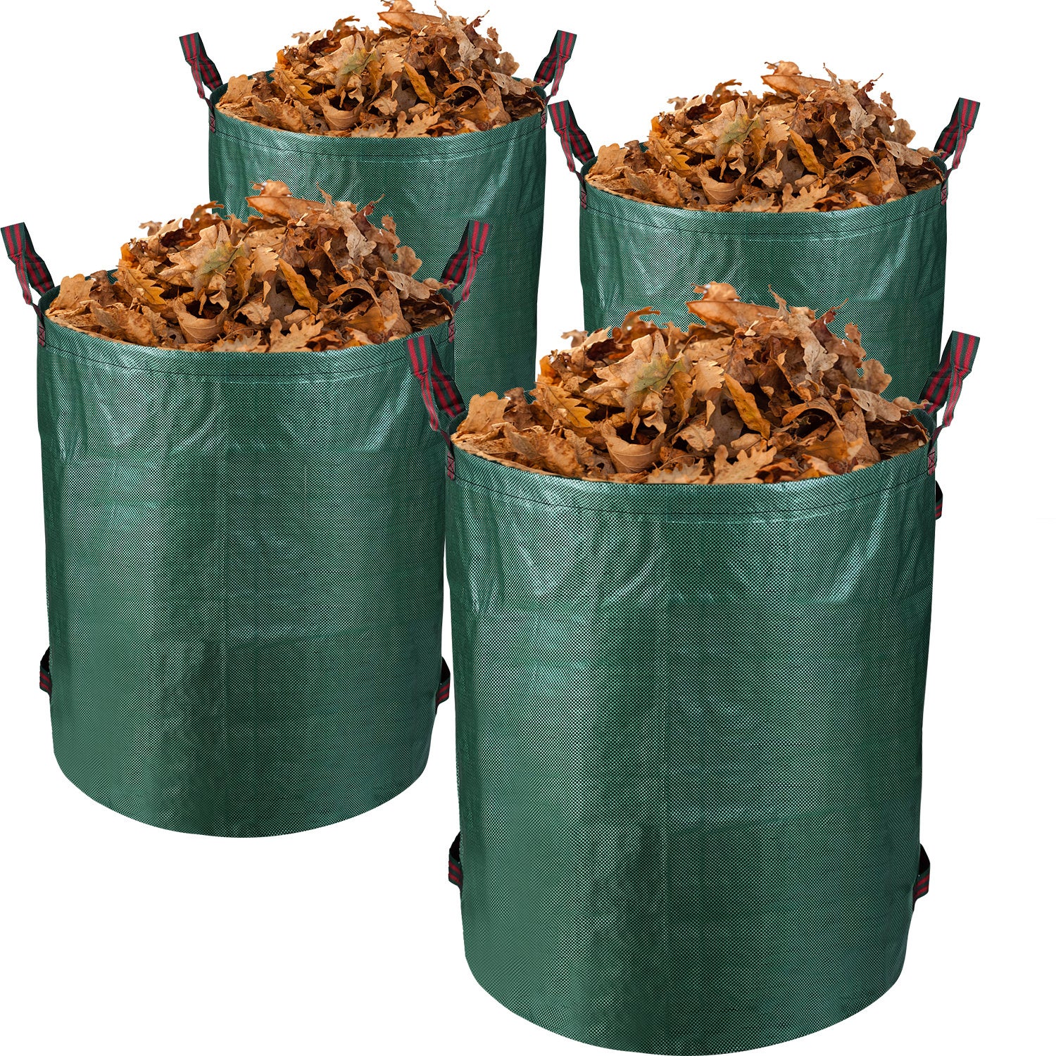 4X Worek ogrodowy Worek na liście ogrodowe Worek na odpady ogrodowe z uchwytami 272L