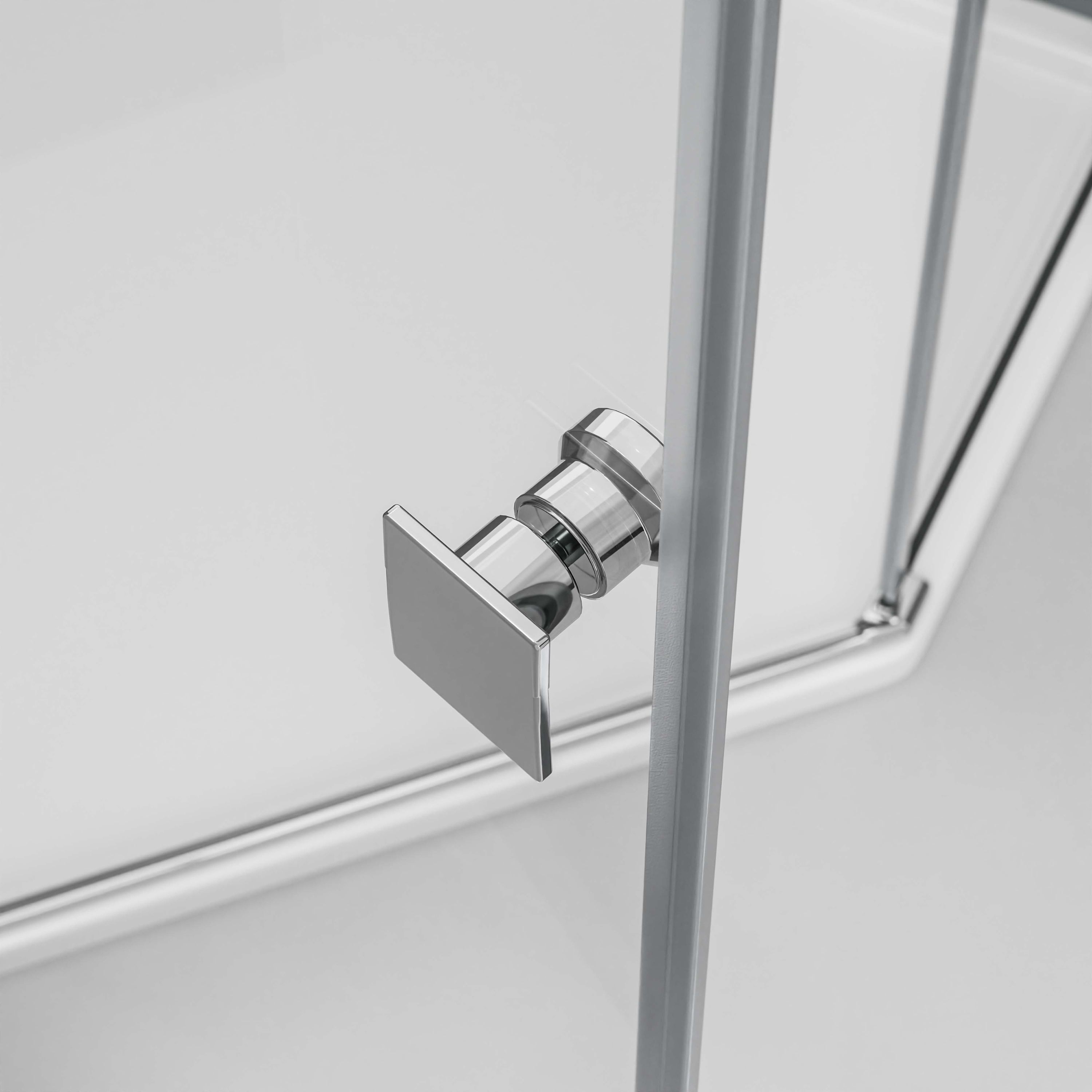 Bernstein Kabina prysznicowa pięciokątna EX415 szkło z powłoką NANO 8mm – 80x80 cm - 5