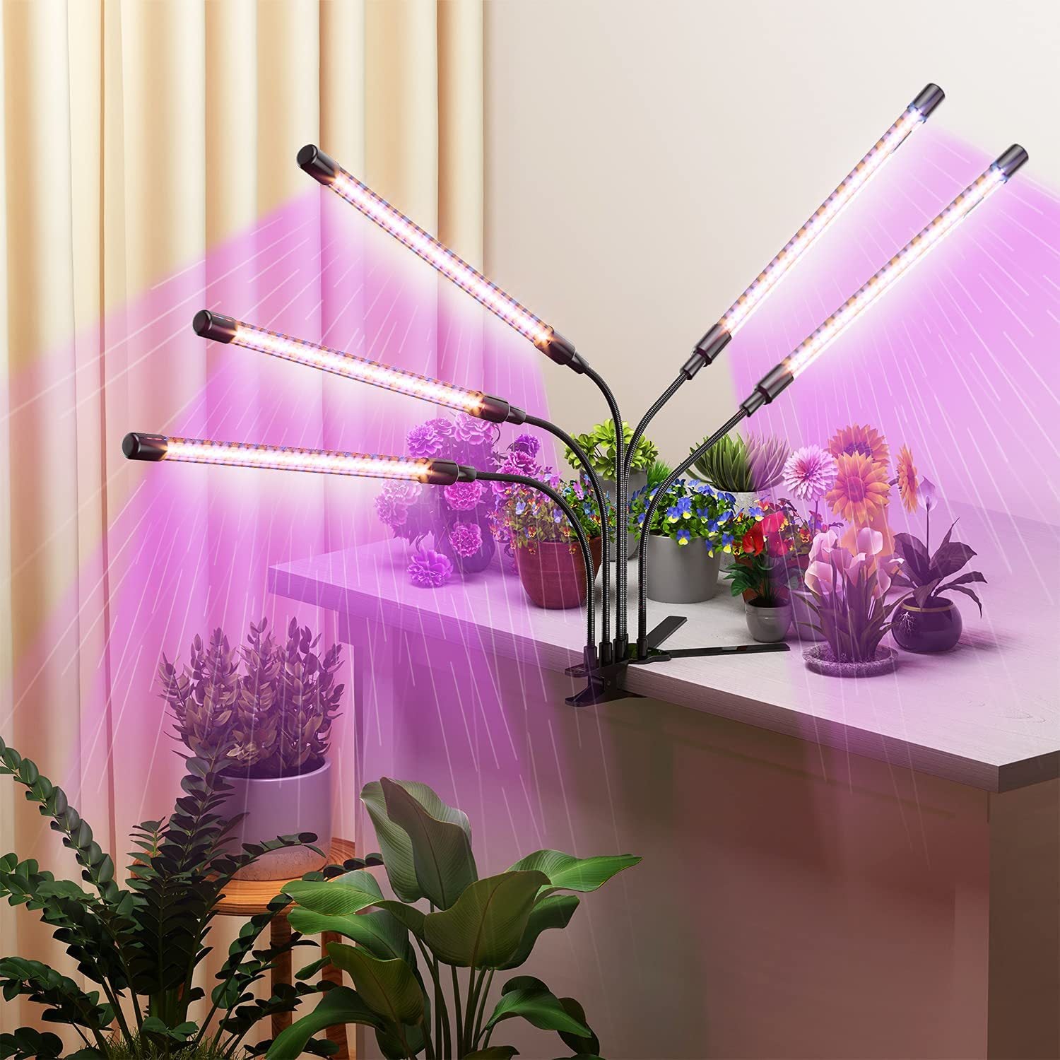 LORDEM Luz De Crecimiento, 48 Luces LED Para Plantas De Interior