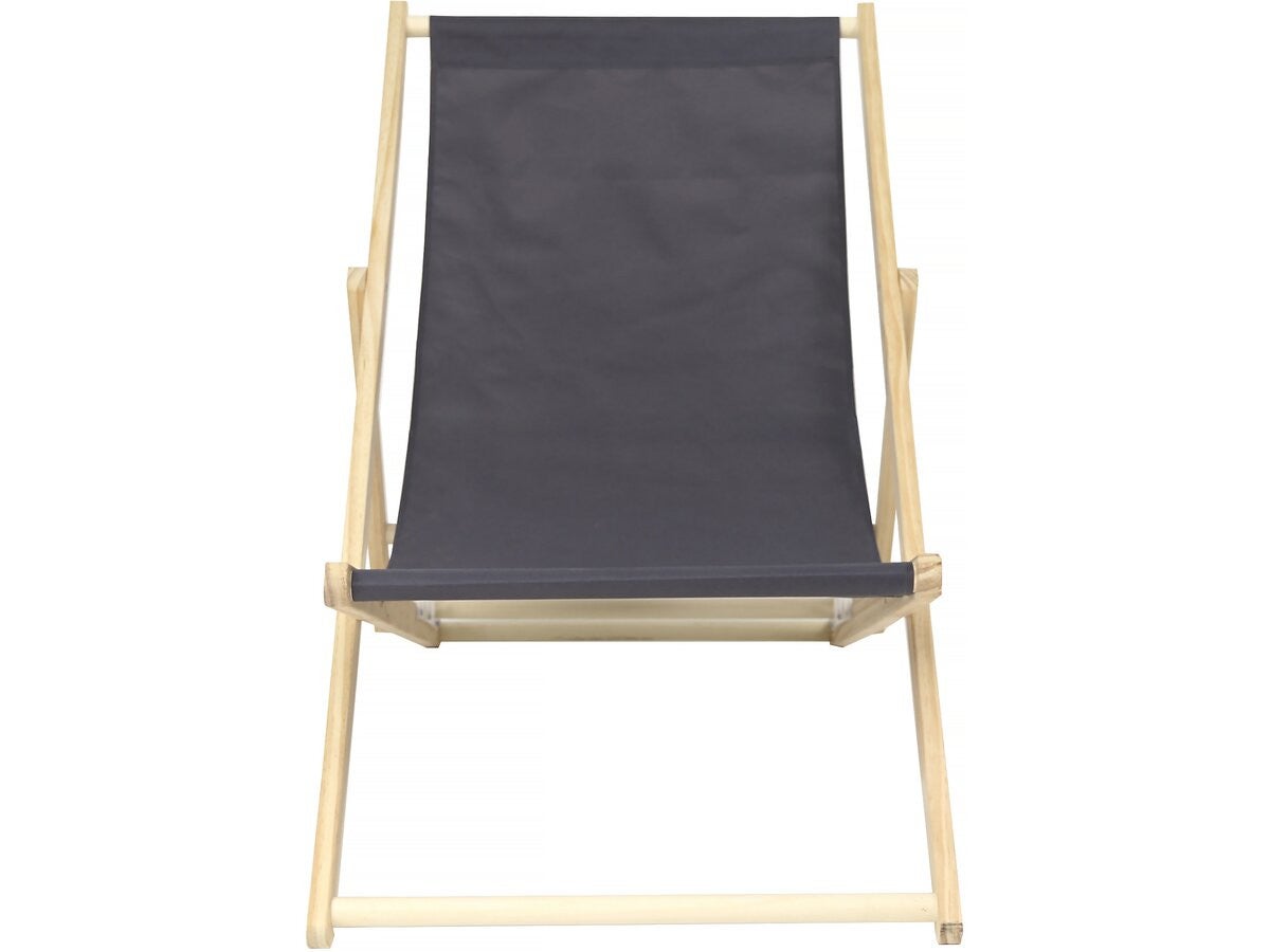 Lot de 2 transats en bois 