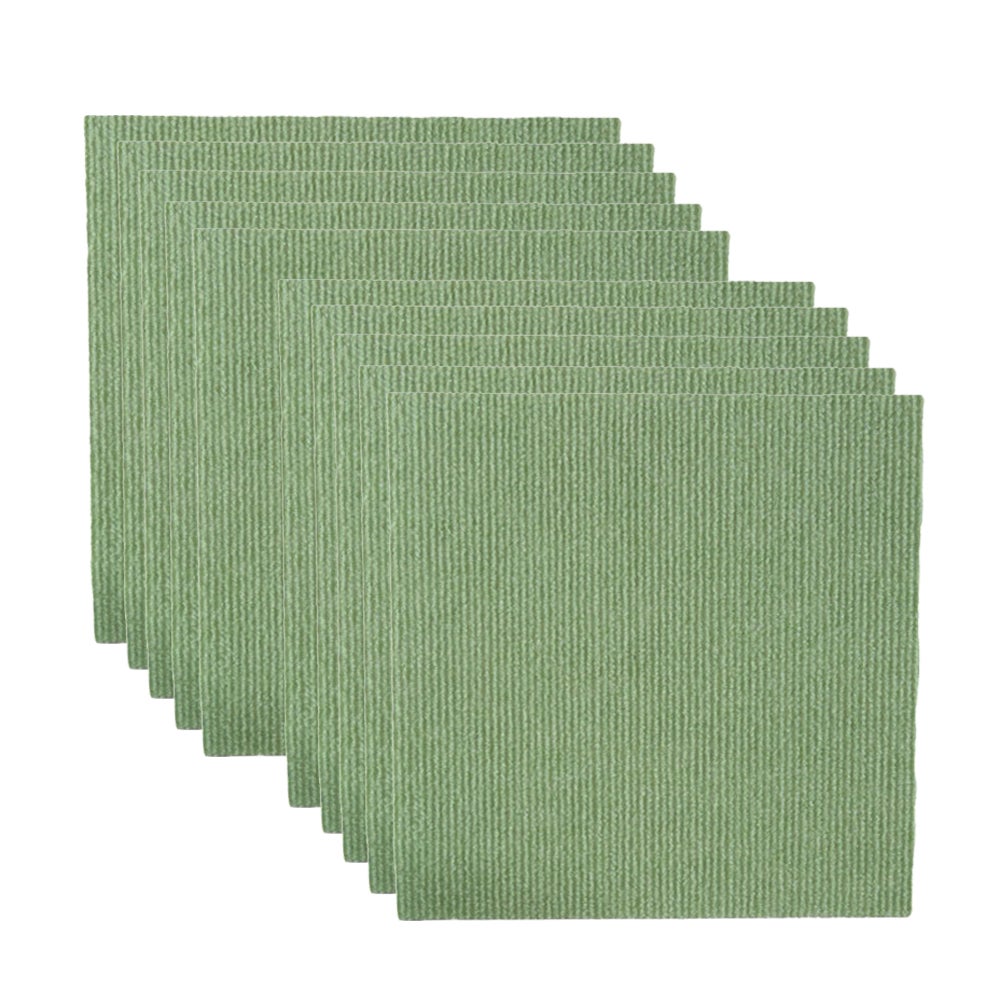 10 sztuk samoprzylepnych, antypoślizgowych mat podłogowych - łatwe w montażu, zmywalne, idealne do jadalni i na dywany, 30*30 cm, zielone
