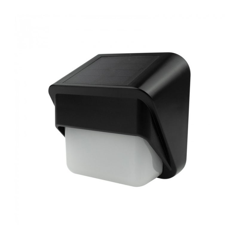 Kinkiet solarny kinkiety solarne LED Odmiany bieli i kolorów 15lm czarno-biały wym:8,5x8,5x5,2cm IP65 Ecolight