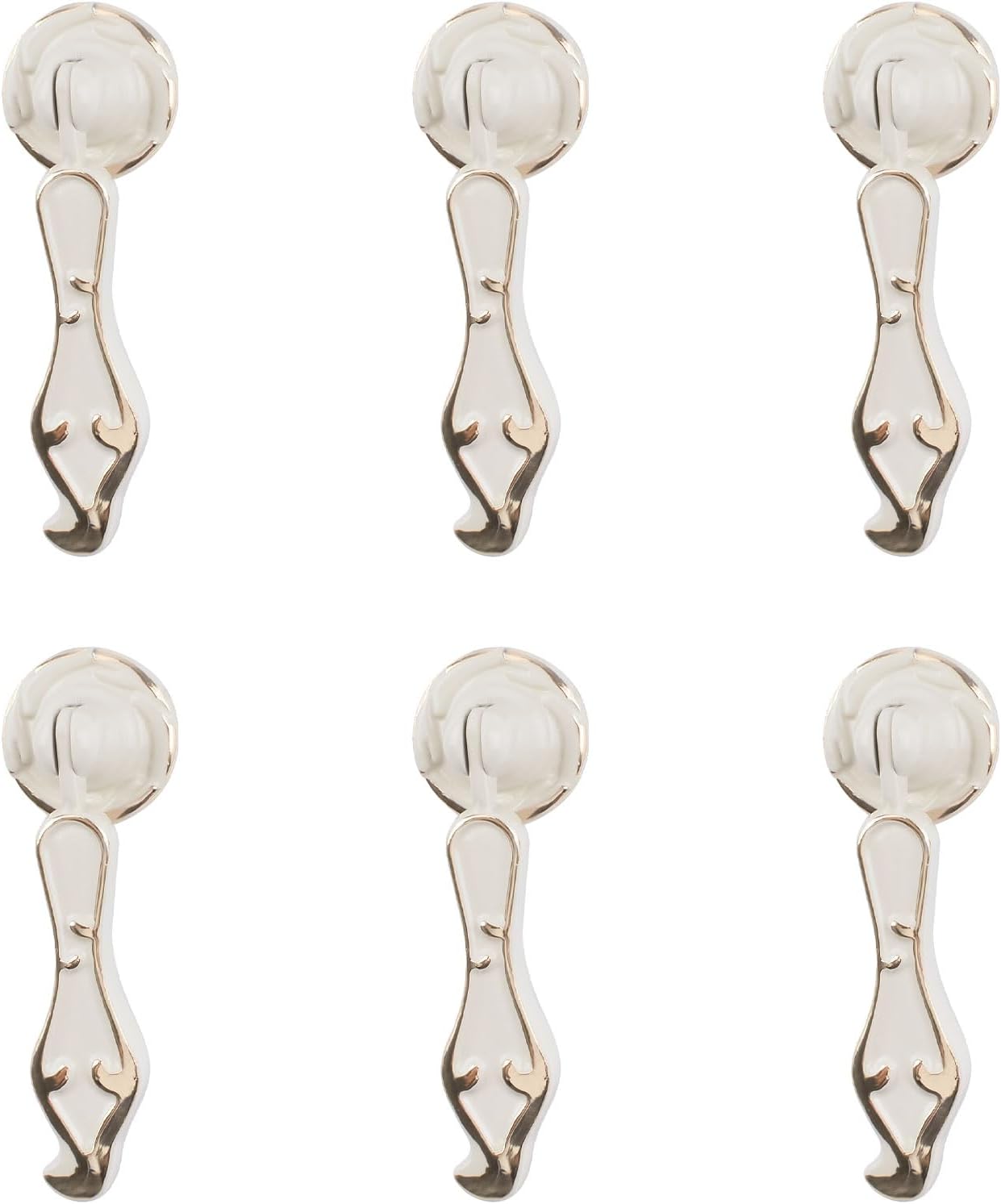Lot De 8 Fermoirs Décoratifs Vintage En Alliage Zinc - Noir/Doré/Argenté - Avec Vis - Pour Boîtes En Bois, Coffres