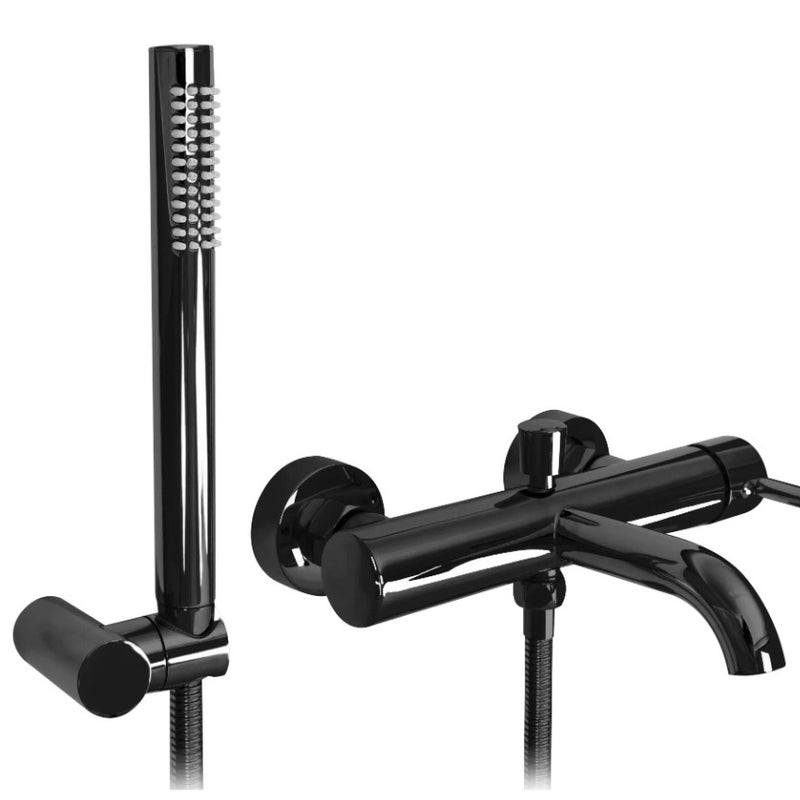 Bateria wannowa Rea Lungo Czarna metaliczna