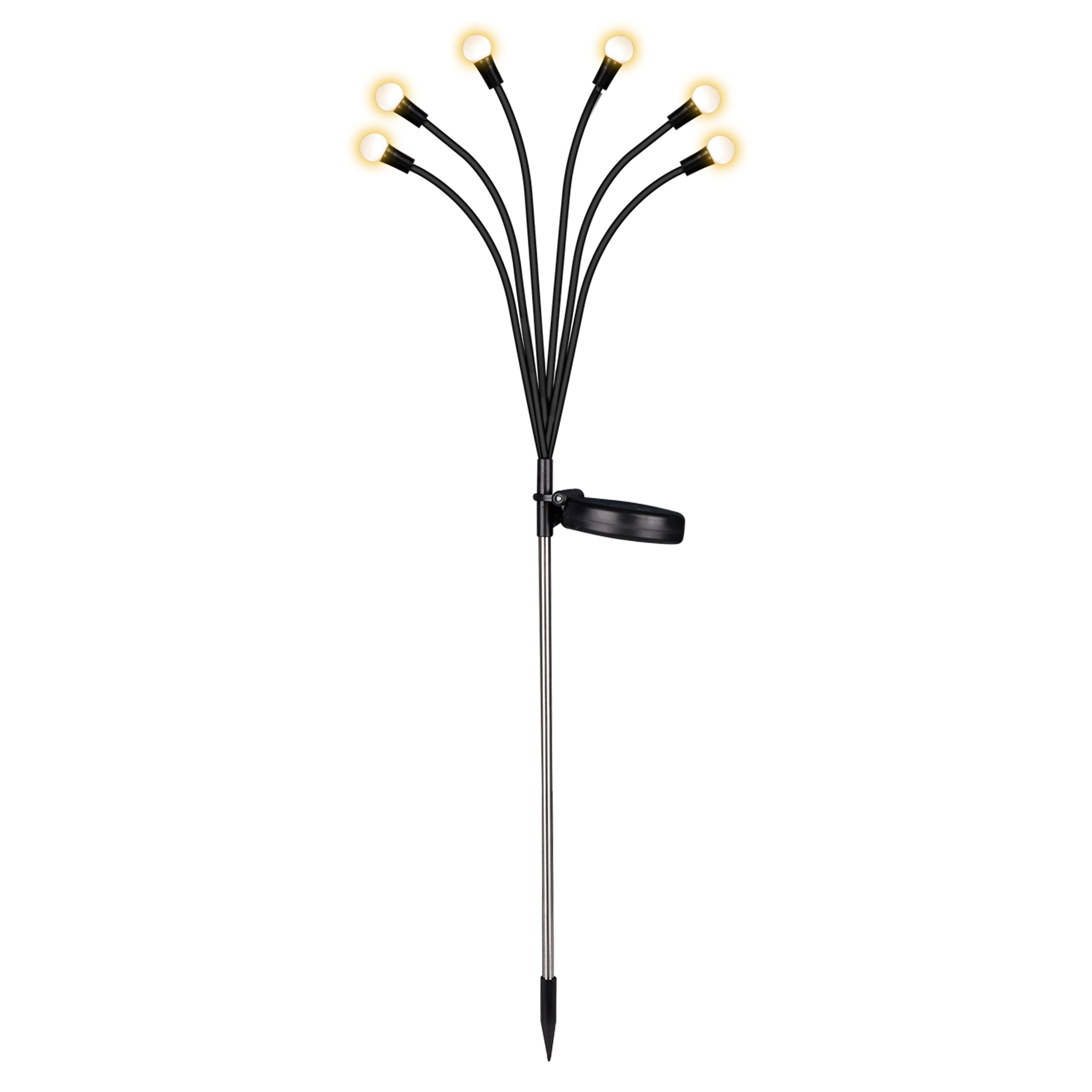 Lampa solarna 6x LED ogrodowa wbijana 73cm 3000K IP44 MasterLED