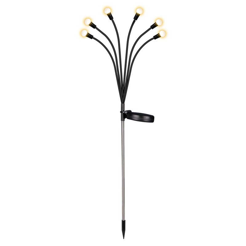 Lampa solarna 6x LED ogrodowa wbijana 73cm 3000K IP44 MasterLED