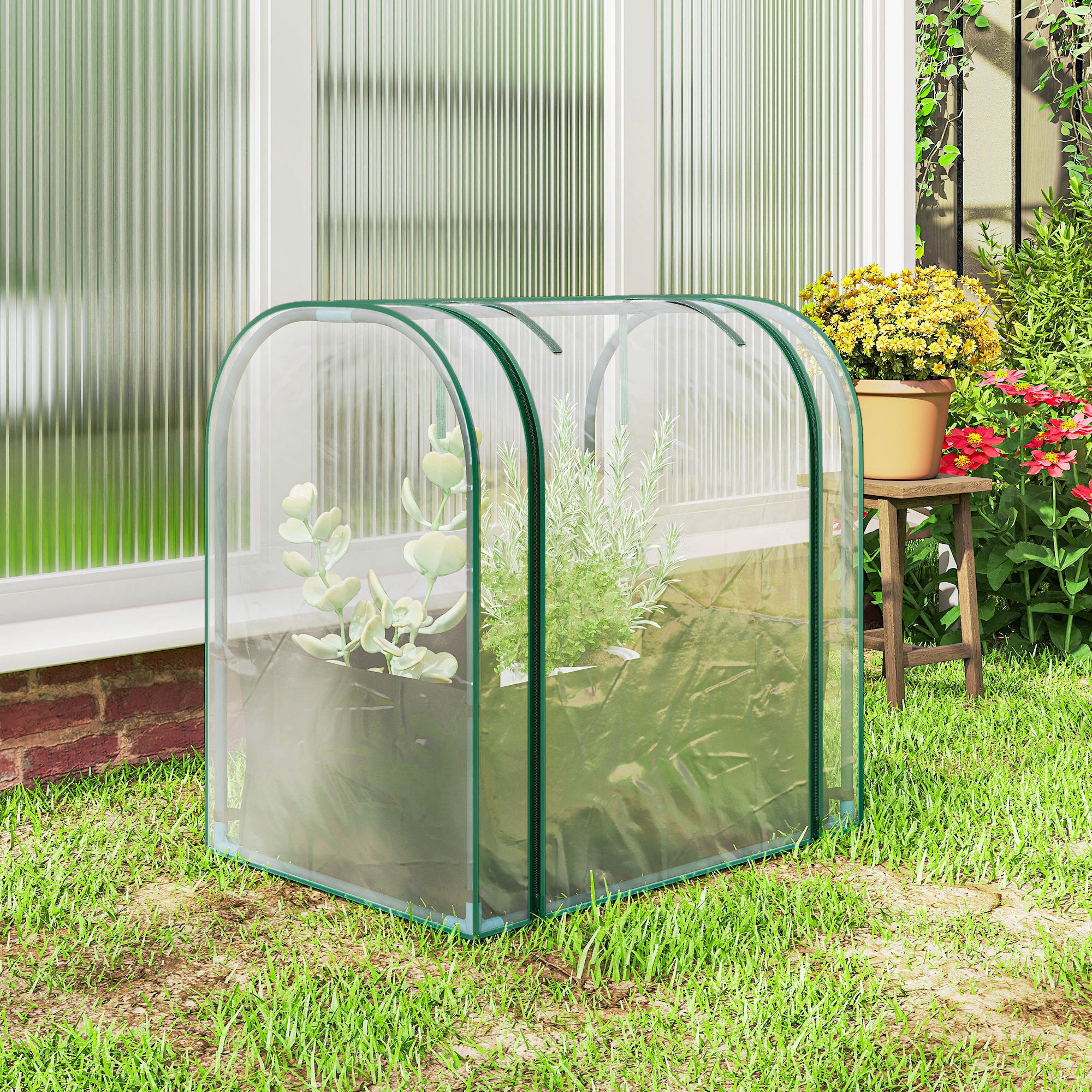 Serre de jardin acier Outsunny - 9