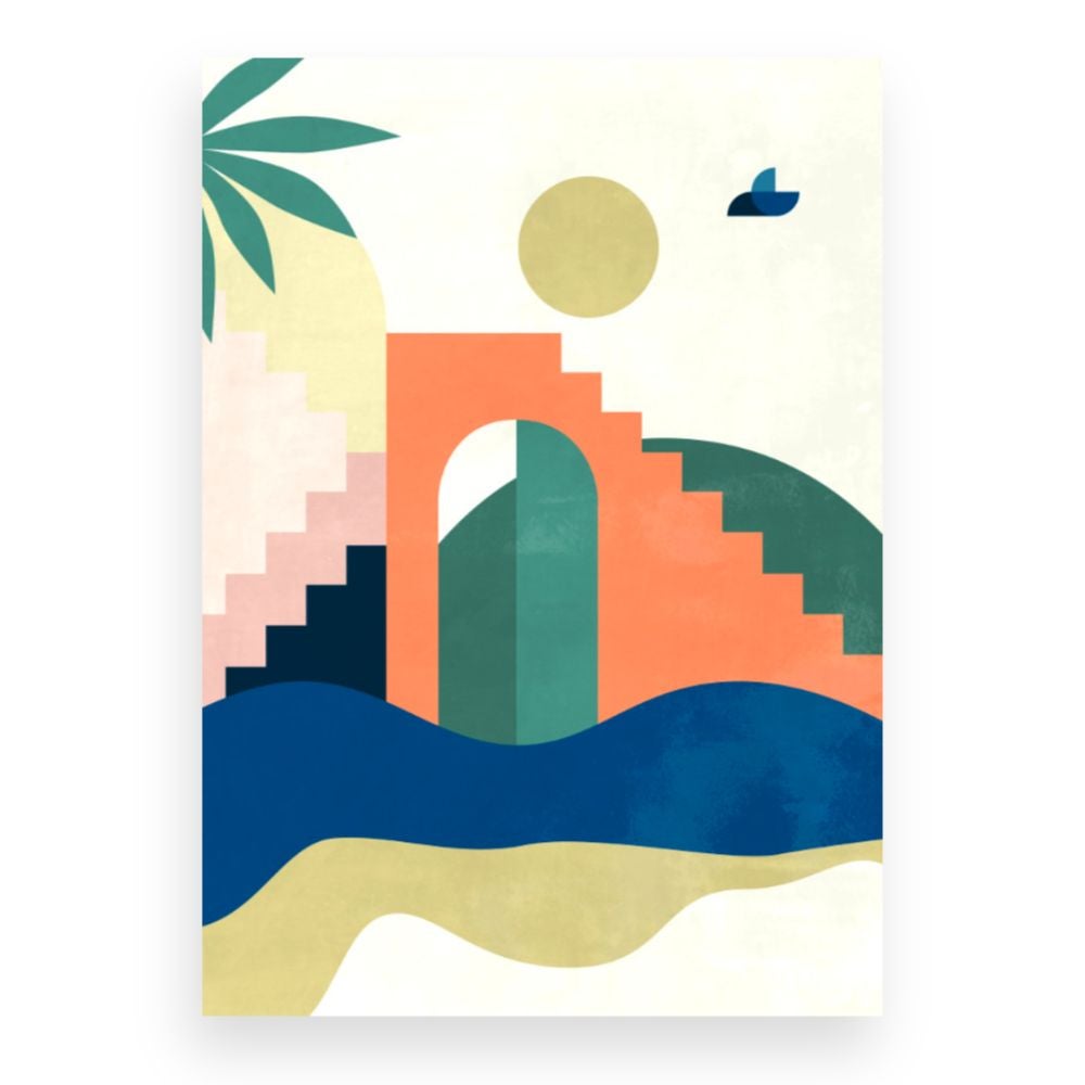 Toile Formes géométriques / 100x140cm / Fabriqué en France / DADA ART - 3