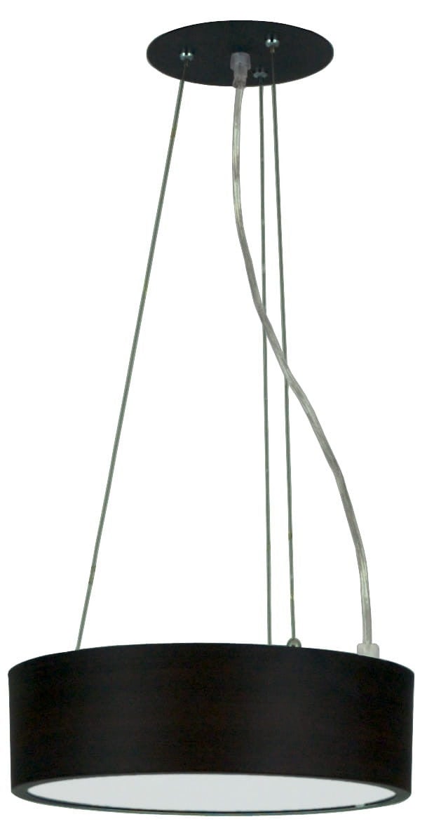Lampa sufitowa Zigo wenge LED 16W 5000K 1000lm wym: 120 x 33 x 33 cm tkanina Candellux