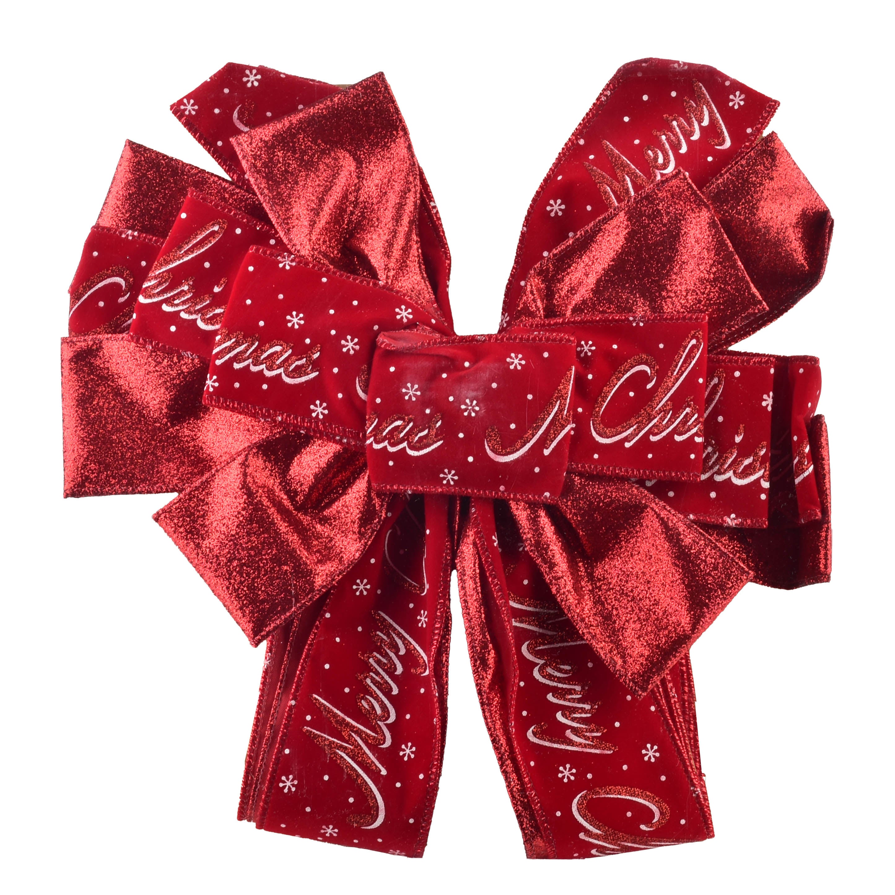 Santa lila kokarda 32x130 cm czerwona merry christmas