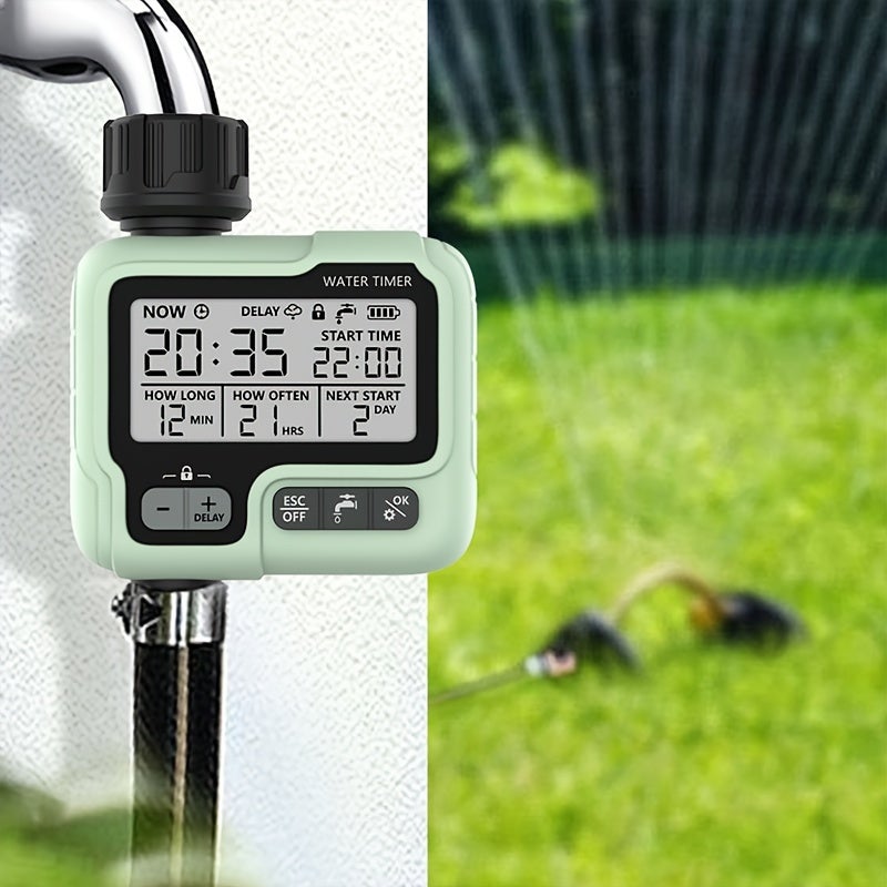 Programmateur Arrosage Automatique - Minuterie Robinet Jardin Etanche Avec Écran