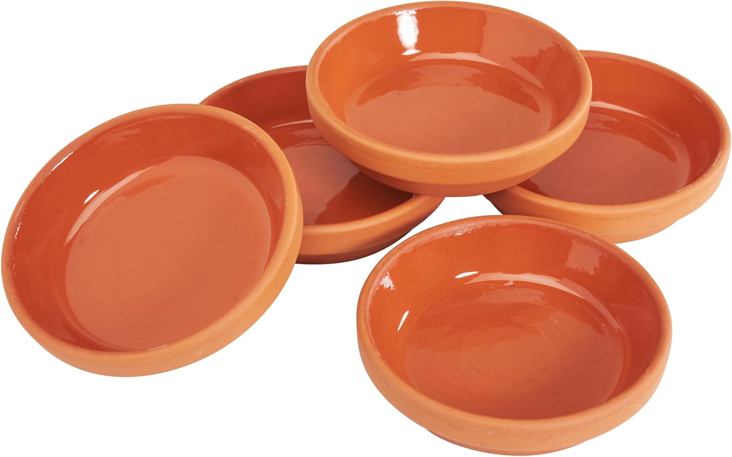 lot de 10 pots en argile durables et de haute qualité avec trou de drainage, Pot de fleurs avec soucoupe, pot de ture, jardinière, pots - 2