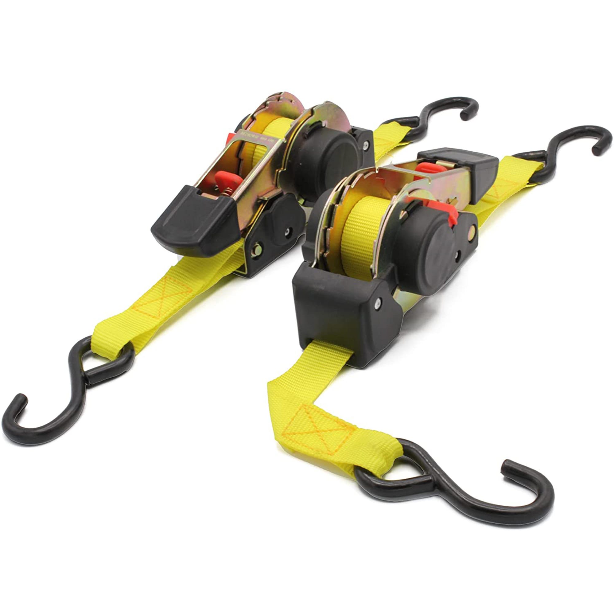 Lot De 6 Sangles De Fixation 40 Cm Avec Boucle De Serrage - Noir - Charge 100 Kg