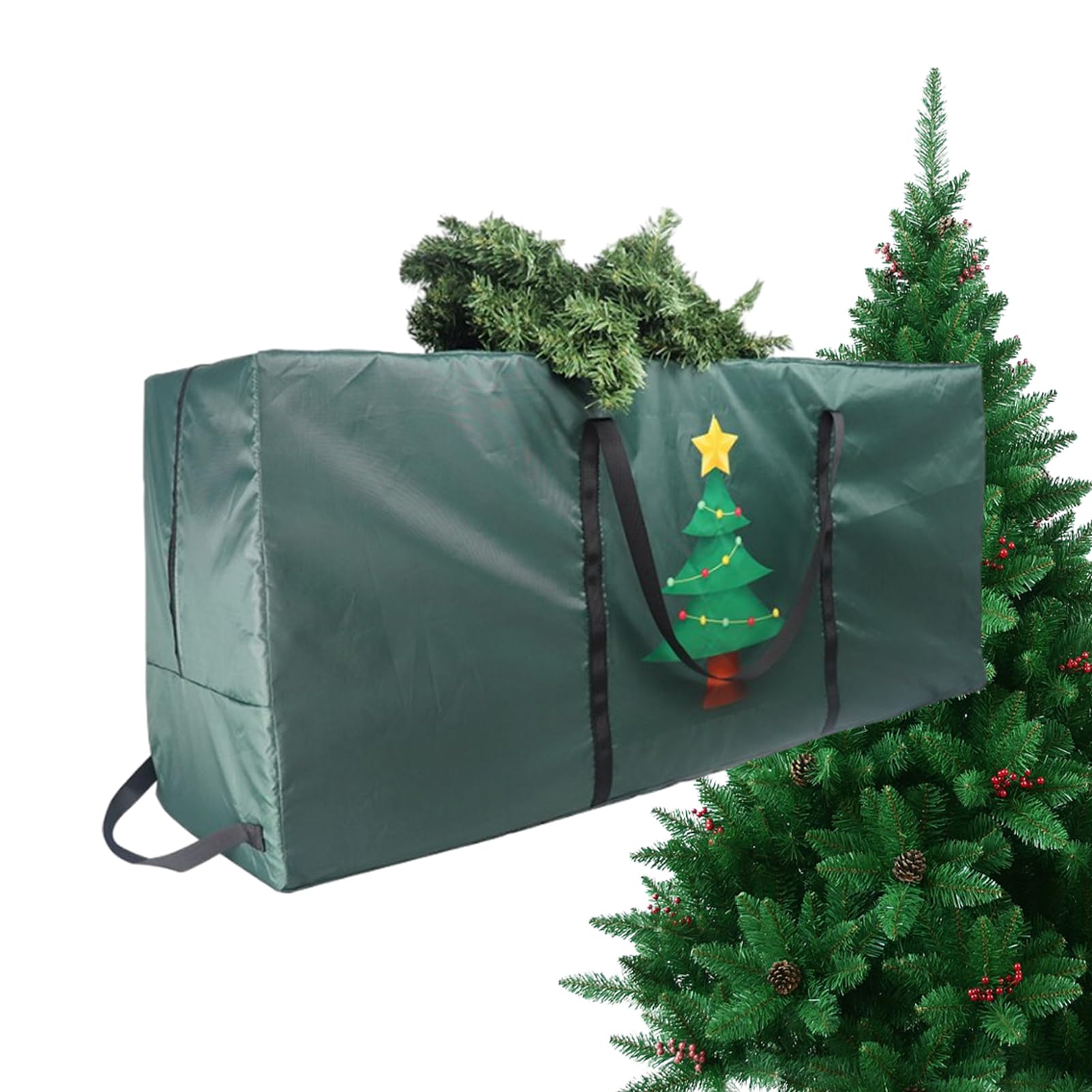 Bolsa plegable para árboles de Navidad, funda impermeable para