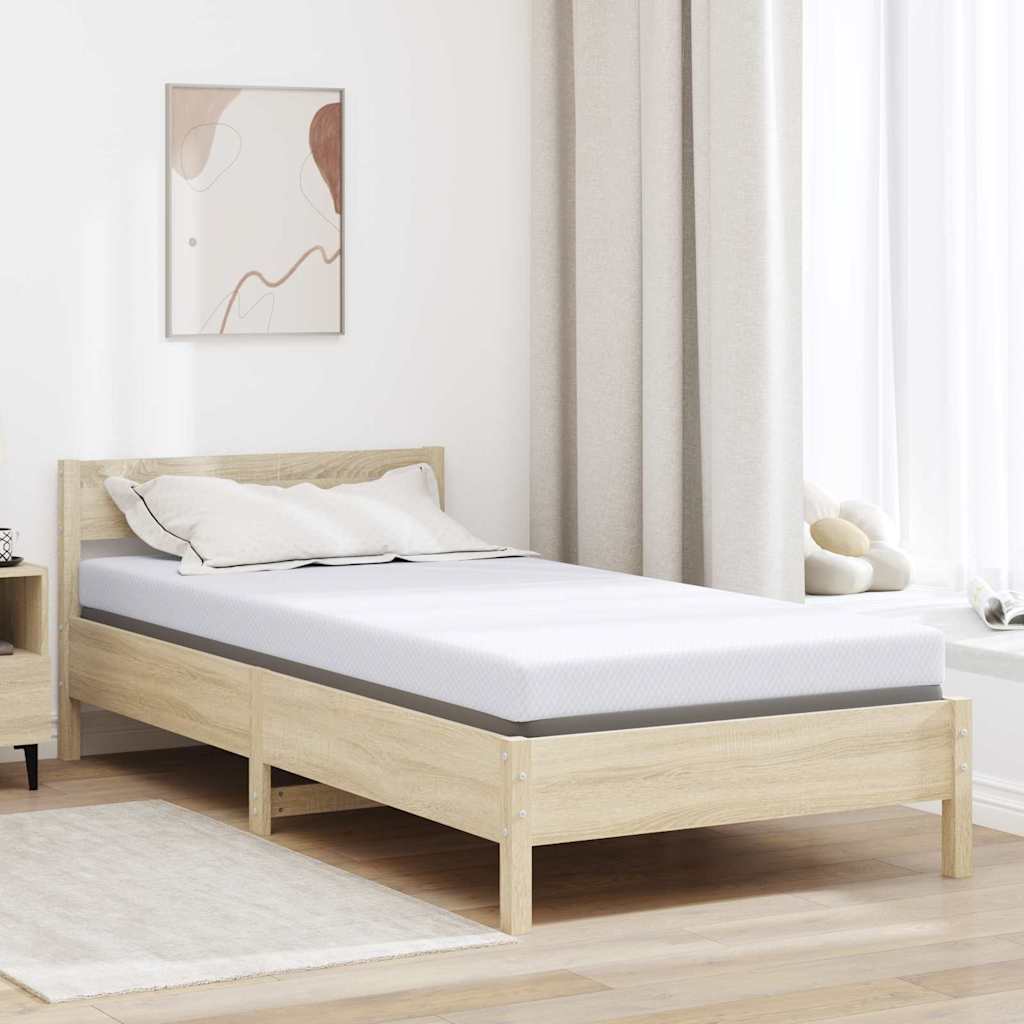 Nakładka na materac Biały 100 x 200 cm Tkanina jacquard vidaXL
