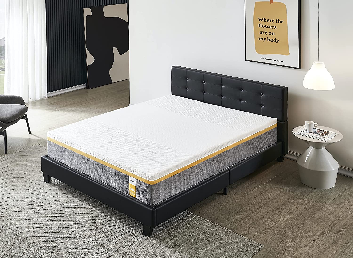Matelas 120x180 Visco Palazzo Graphene 28 Cm +/-2 Fermeté Moyenne-élevée