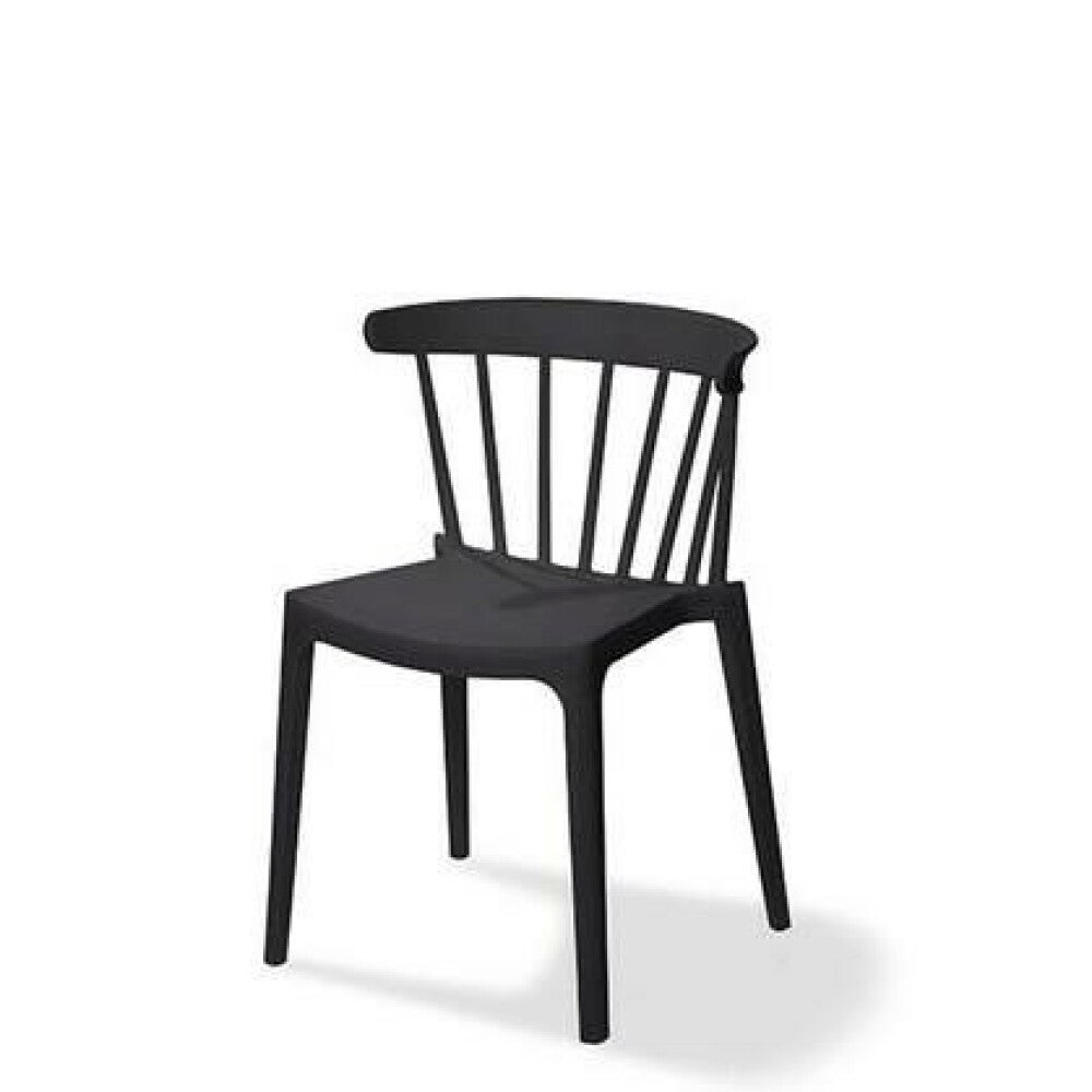Lot de 4 Chaise de jardin sans coussin Essentials en Polypropylène Multicouleur - 2