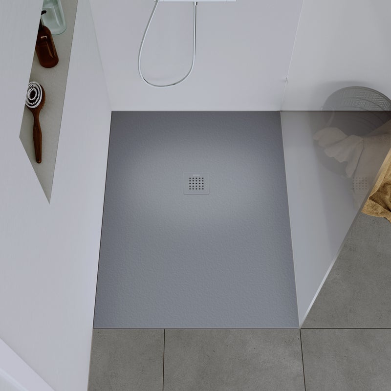 Duravit DuraBayas brodzik odlew mineralny 120x80 cm jasnoszary mat