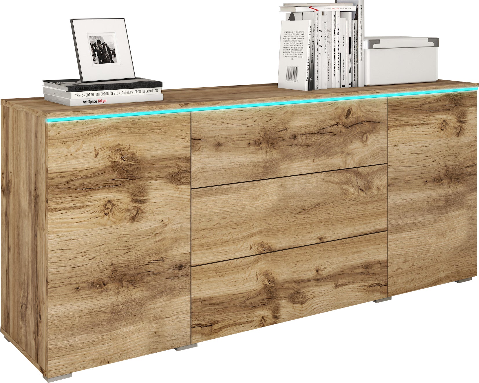 Komoda VEVE 150 cm w kolorze dąb wotan