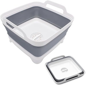 Lavabo pieghevole, 9 l, pieghevole, per campeggio, portatile, salvaspazio, pieghevole, per campeggio e cucina