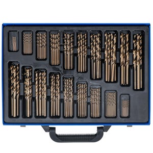Coffret De 25 Forets Métaux HSS 5% Cobalt - Tailles 1 à 13mm - DRAKKAR TOOLS - Neuf