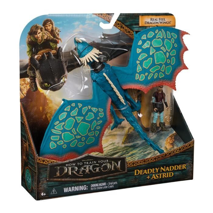 SPIN MASTER PACK DRAGON ET VIKING 25 CM TEMPETE Dragons Movie - 5