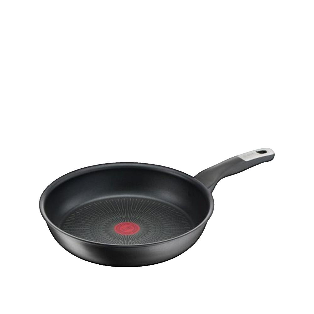 Tigaie Unlimited G2550572, 26 cm, invelis antiaderent 100% sigur, Titanium Anti-Scratch, Thermo-Signal™, baza Thermo-Fusion™, aluminiu, negru