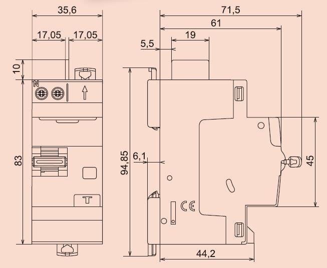 DX3-ID 2P 40A A 30MA TGA - 411638 - 2