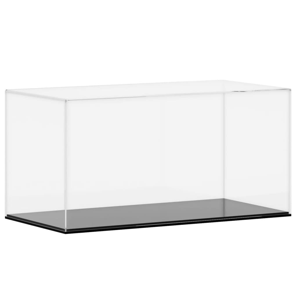 Przezroczyste pudełko ekspozycyjne z akrylu 24x12x11 cm