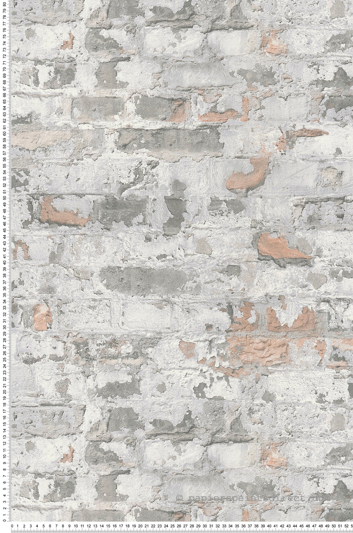 Tapeta kamień szarym,białym,czerwonymIczarnym - 53 cm x 10.05 m - A.S. CRÉATION