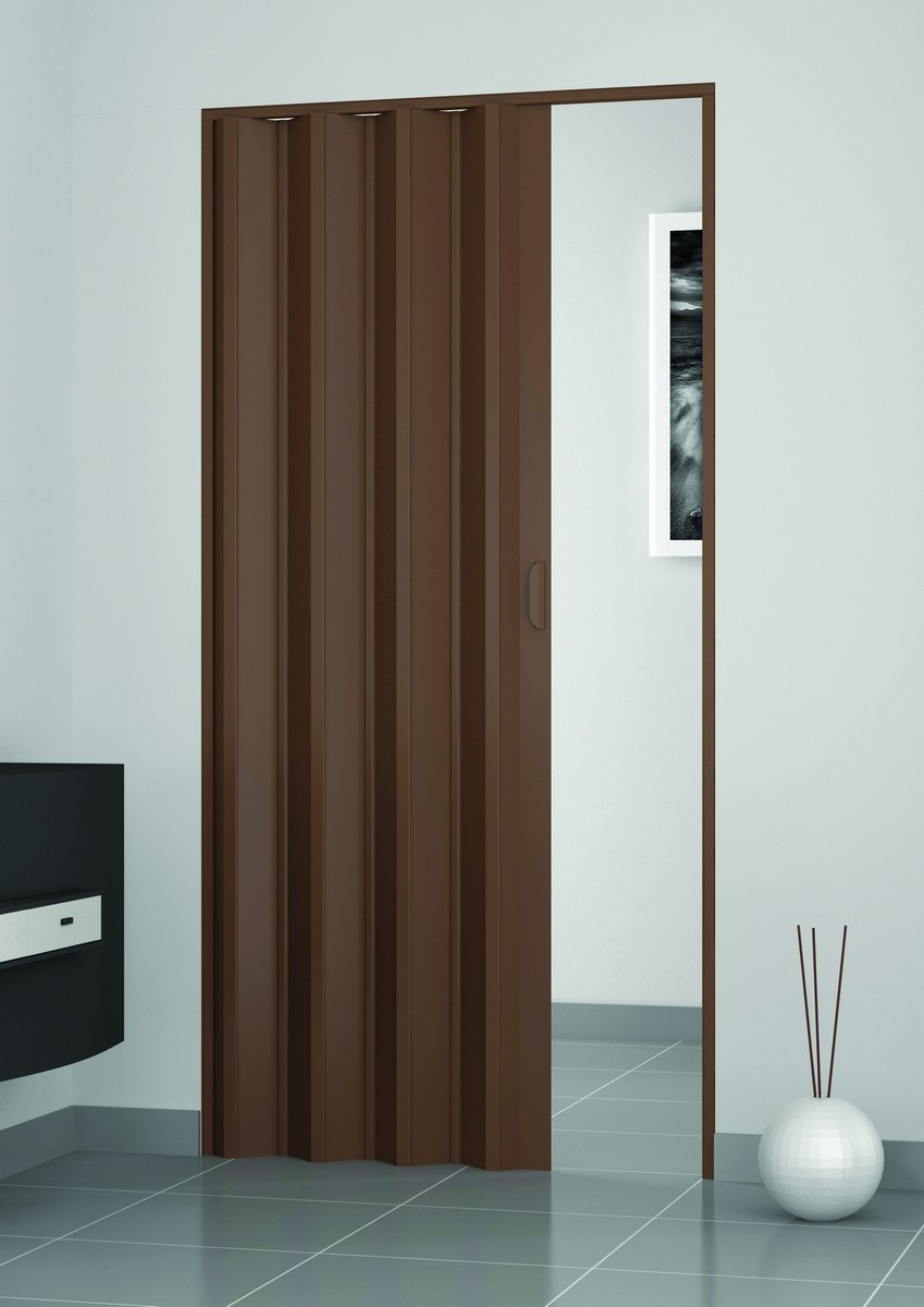 Puerta abatible interior nogal 83 x 214 cm