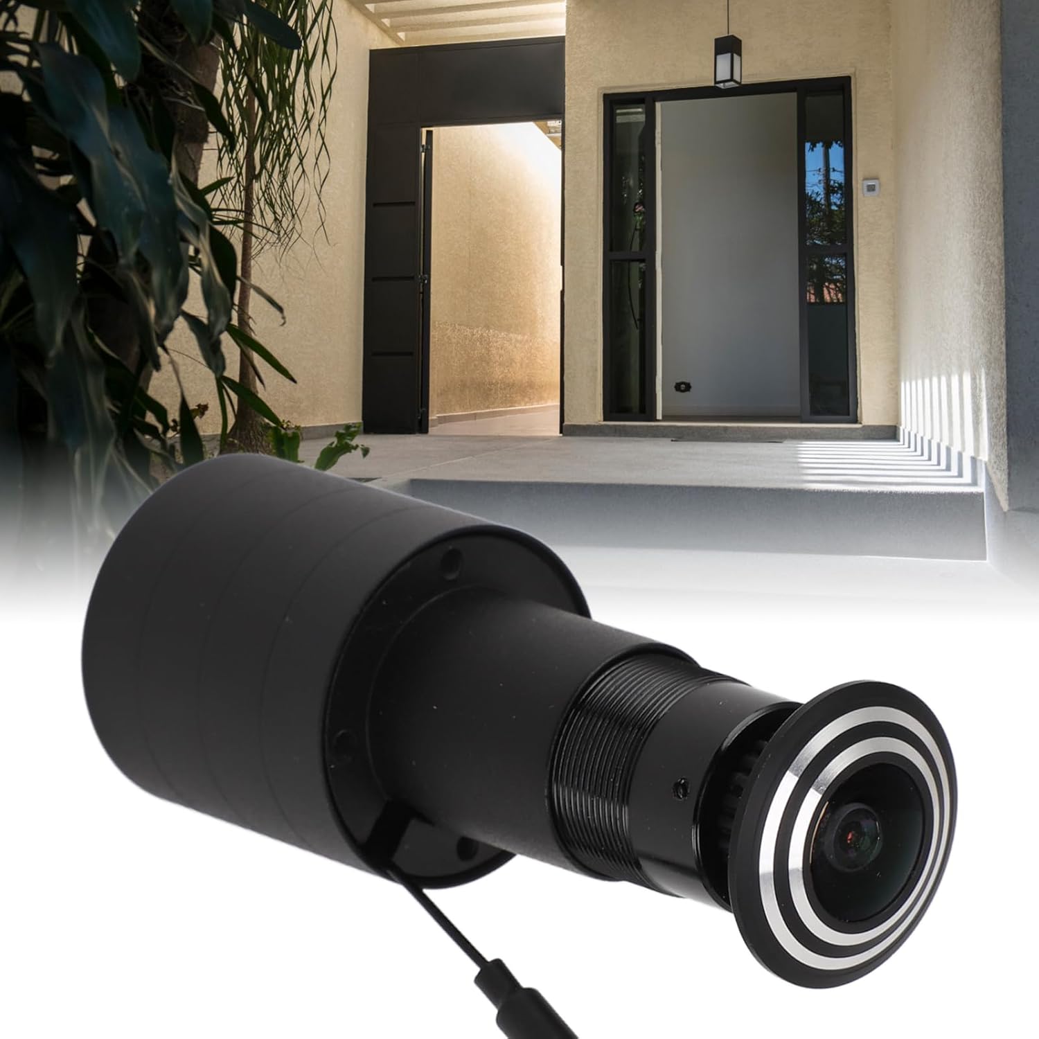 Caméra de Visionnage de Porte HD 1080P, Caméra de Porte Grand Angle de ...
