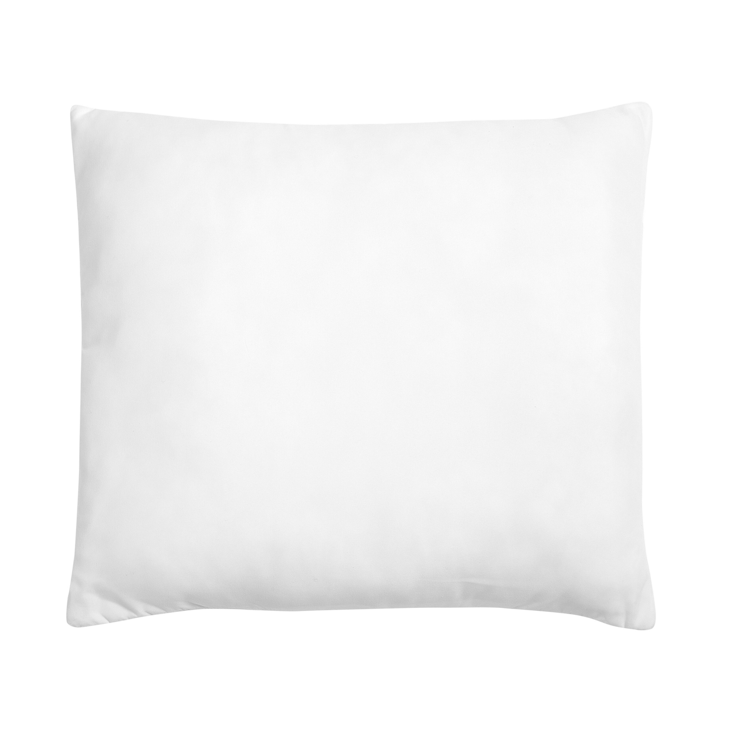 Beliani almohada de microfibra de perfil bajo 80 x 80 cm errigal