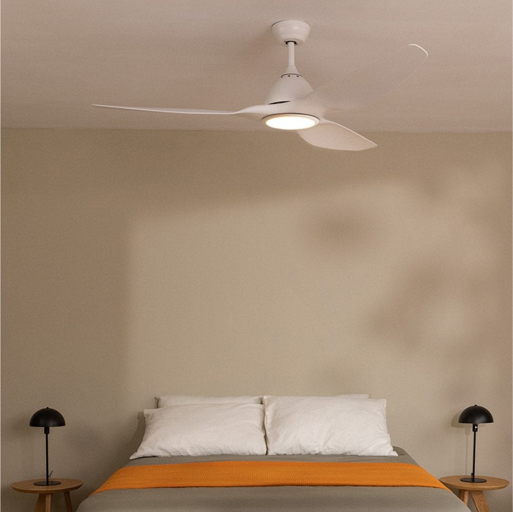 WIND SAIL - Ventilatore da soffitto 90W silenzioso XL Ø163 cm con luce ...